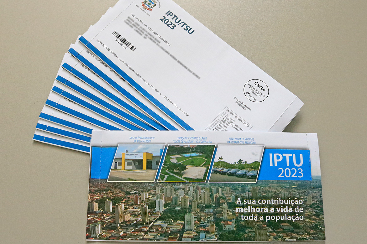 Emissão on-line de guias do IPTU segue disponível em Limeira