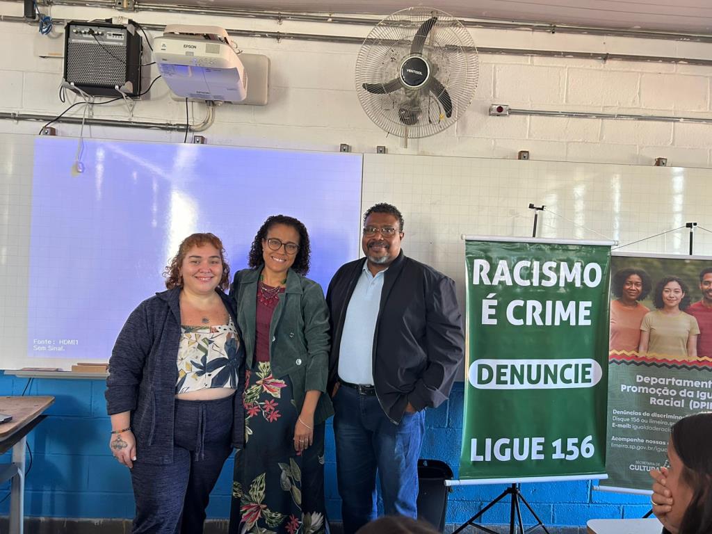 Prefeitura promove formação antirracista para estudantes da Escola José Marciliano da Costa Junior