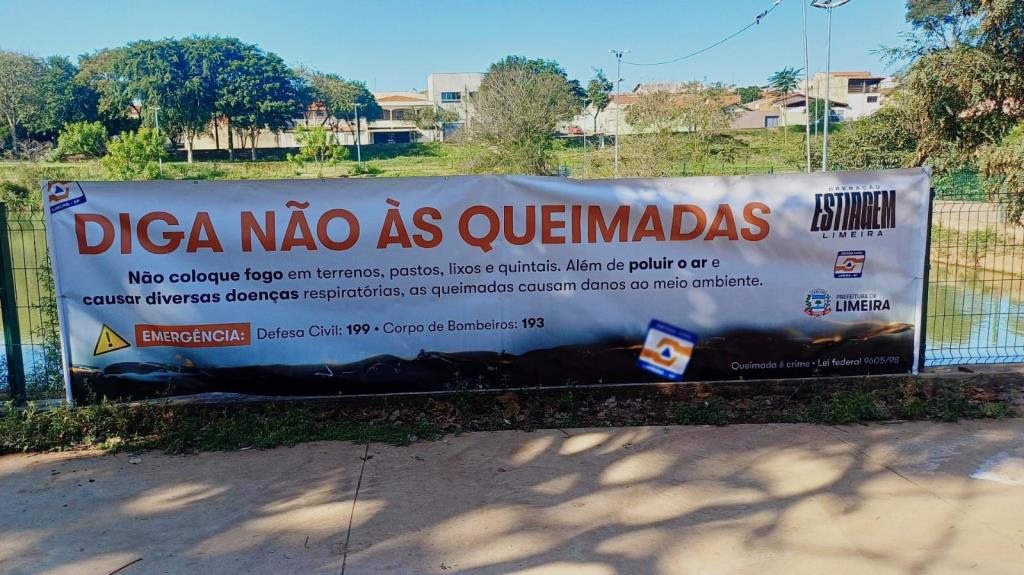 Operação Estiagem: Defesa Civil de Limeira intensifica ações de prevenção contra queimadas