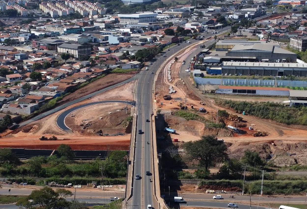  Obras do viaduto Paulo Natal interditam parcialmente trecho da Via Antônio Cruãnes Filho