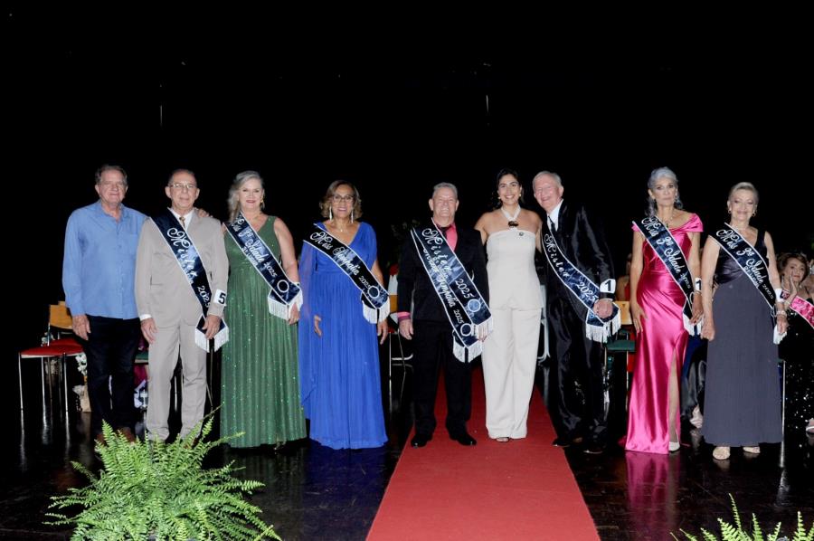 Neide Fontanin e Antônio Cláudio Pacola são eleitos Miss e Mister Terceira Idade 2025