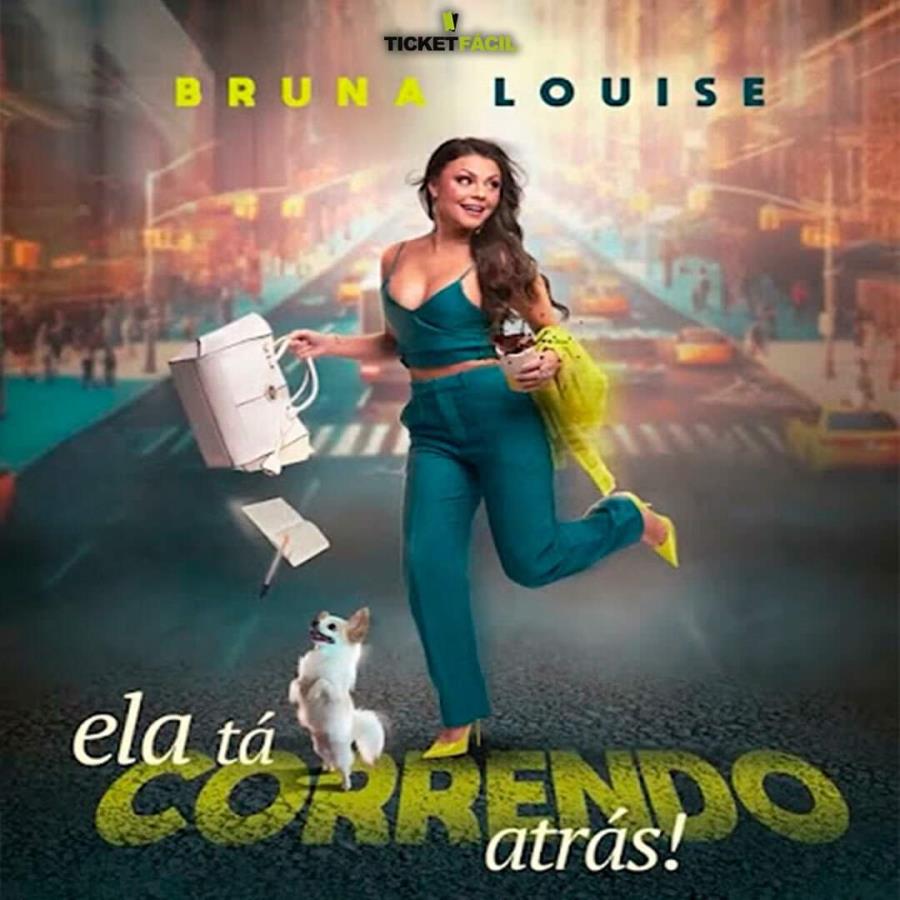 Bruna Louise apresenta “Ela Tá Correndo Atrás” no Teatro Vitória, nesta quinta (4)