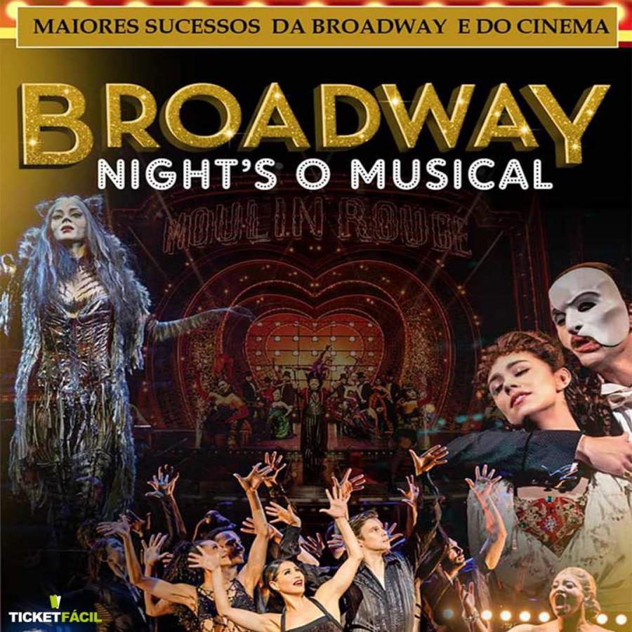 Teatro Vitória recebe “Broadway Nights, o Musical” nesta sexta (3)