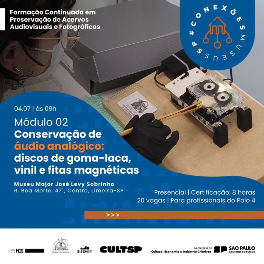 Curso ensina conservação de áudio analógico nesta quinta (4)