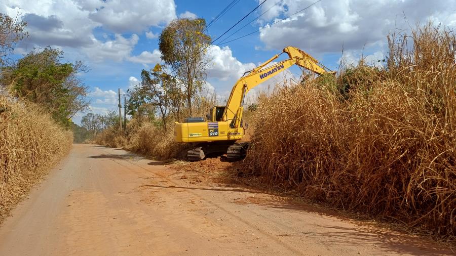 Estrada da Balsa passa por manutenção preventiva