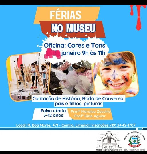 Museu realiza oficina de férias na próxima semana