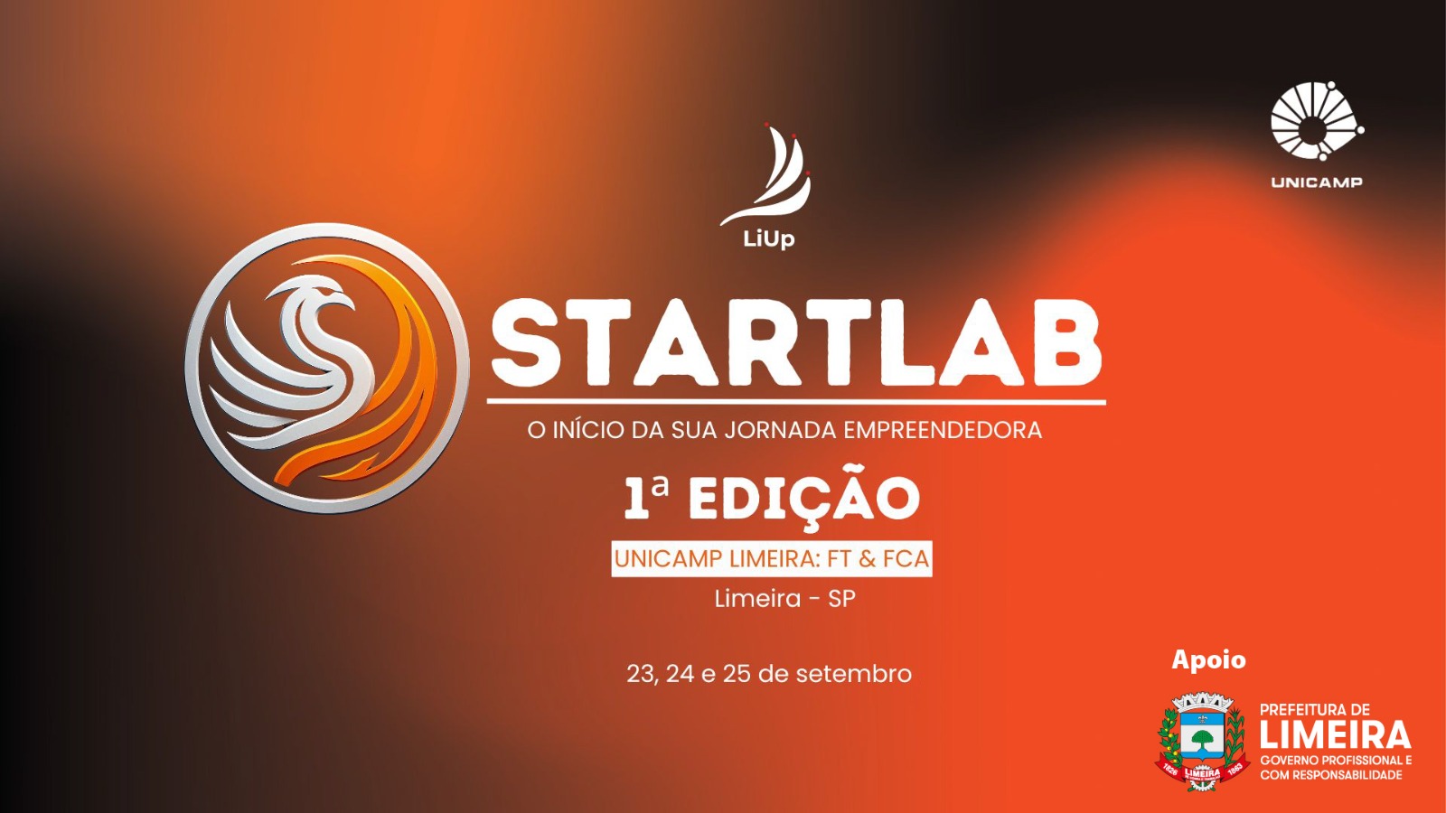 StartLab: evento gratuito da Unicamp vai discutir empreendedorismo e inovação em Limeira