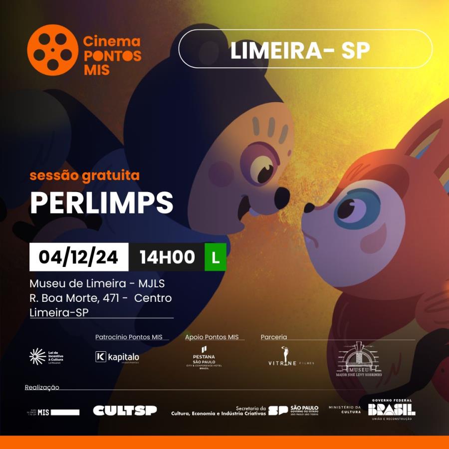 Museu exibe gratuitamente filme “Perlimps”