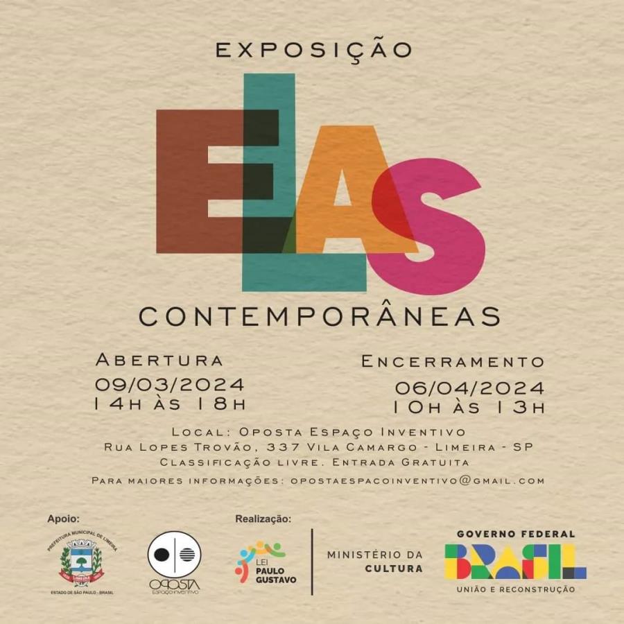 Exposição “Elas Contemporâneas” celebra o mês da mulher