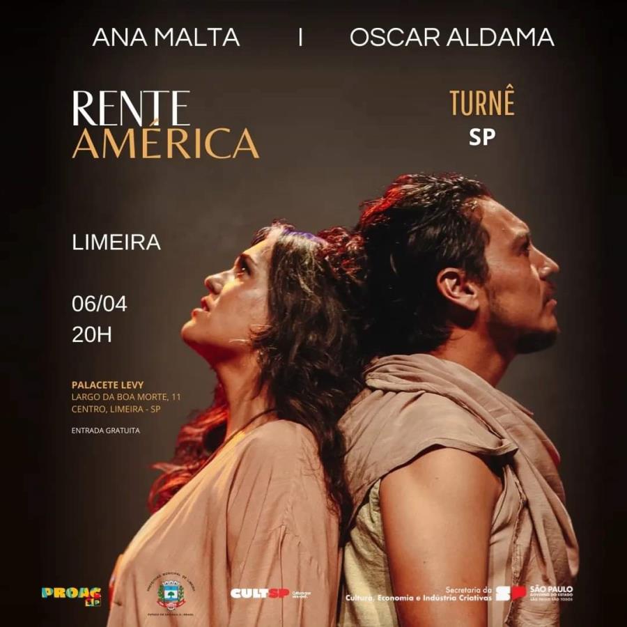 Show gratuito “Rente América” acontece no Palacete Levy, neste sábado (6)