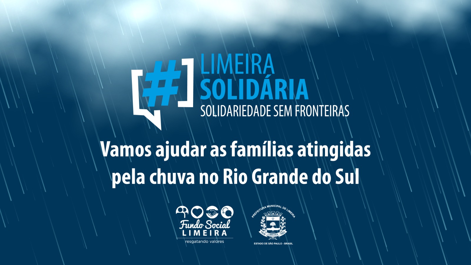 Fundo Social faz campanha para famílias atingidas por chuva no Rio Grande do Sul