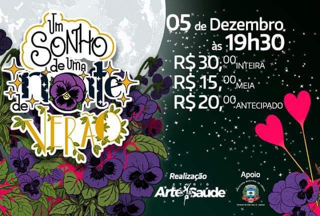 Versão dançante de “Sonho de Uma Noite de Verão” acontece amanhã (5)