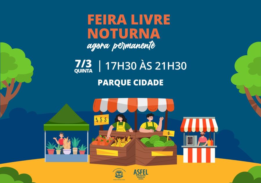 Feira Livre Noturna será permanente; próxima edição é nesta quinta (7)