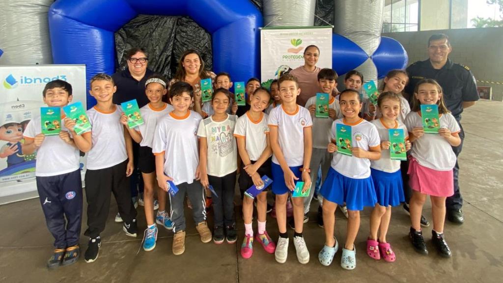 Curta-metragem 4D “Protegendo a mata ciliar” é exibido a alunos da Emeief Limeira