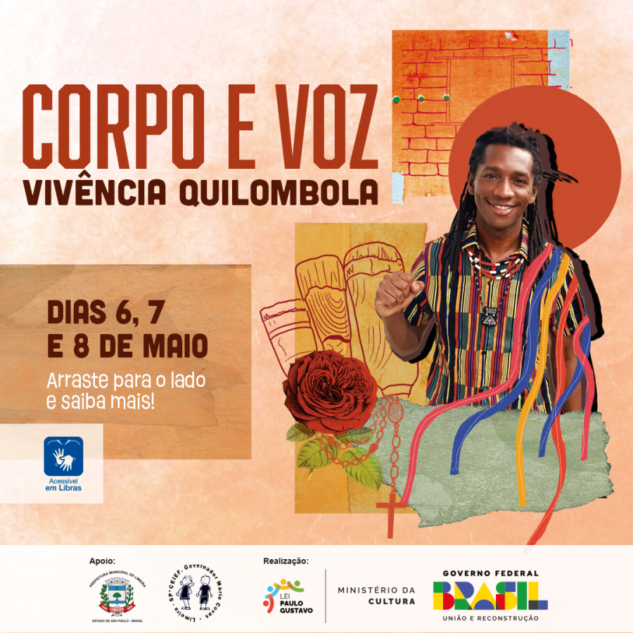 Evento gratuito sobre vivência quilombola se inicia nesta segunda (6)