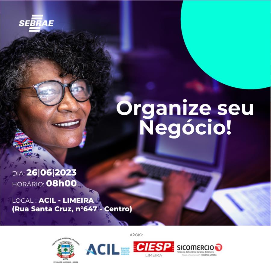 Curso do Sebrae ajuda empreendedor a organizar seu negócio
