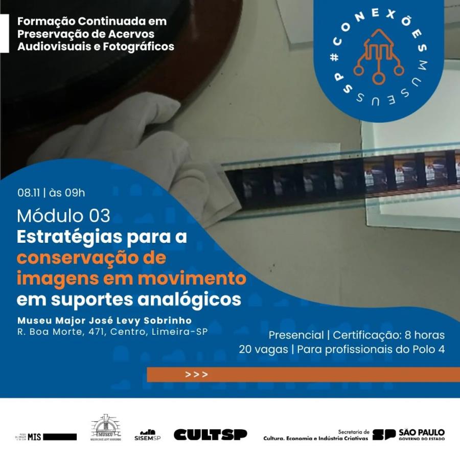 Museu de Limeira recebe curso sobre conservação de acervos analógicos