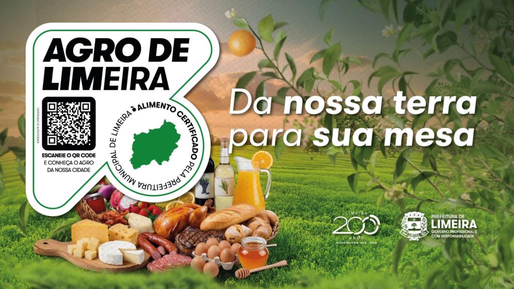 Limeira lança Selo Agro como parte das comemorações do Bicentenário