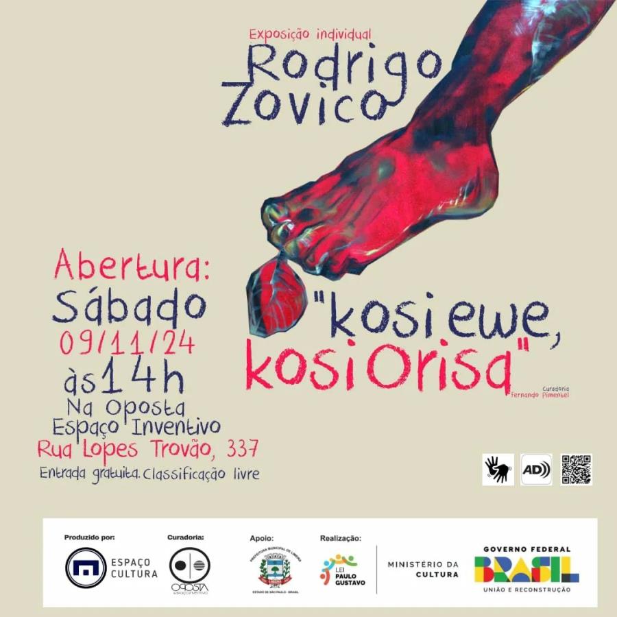 Rodrigo Zovico abre exposição no Oposta Espaço Inventivo, neste sábado (9)