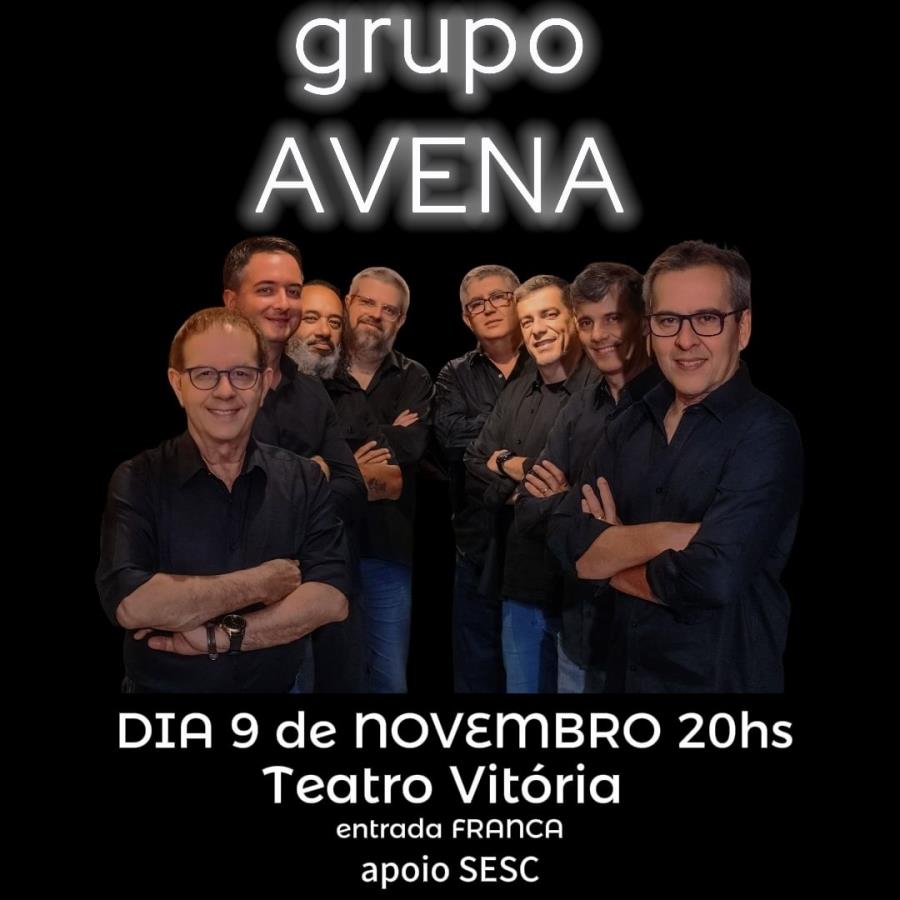 Grupo Avena realiza show gratuito no Teatro Vitória