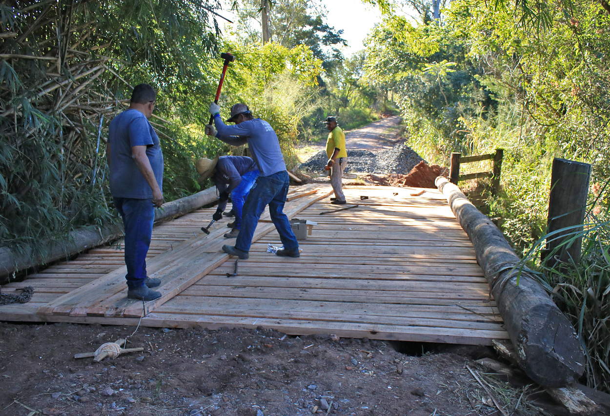 Manutenção interdita ponte na estrada Tatu-Balsa nesta sexta-feira (10)