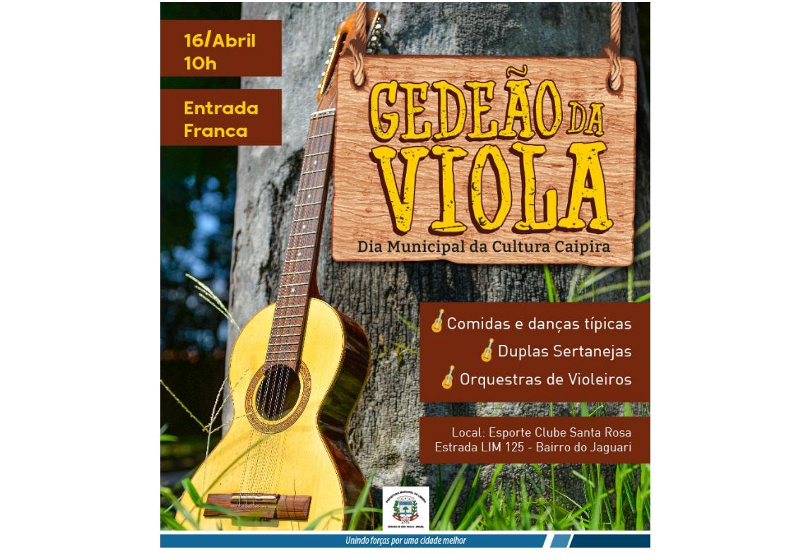 Gedeão da Viola celebra cultura caipira no domingo (16); eventos vão de oficina de música K-pop a teatro infantil