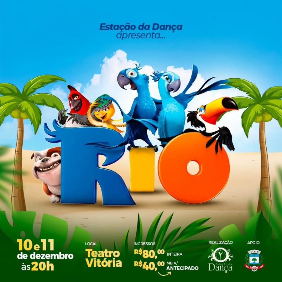 Teatro Vitória recebe espetáculo de dança “Rio”