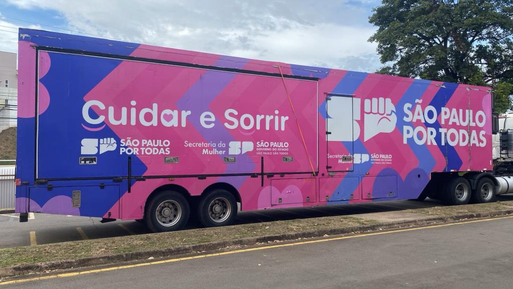 Carreta odontológica para atender mulheres em situação de vulnerabilidade chega a Limeira