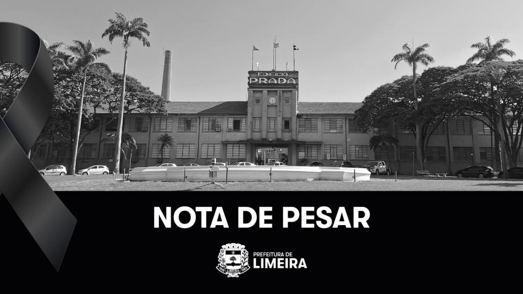 Nota de pesar pela morte de Aderley Negrucci