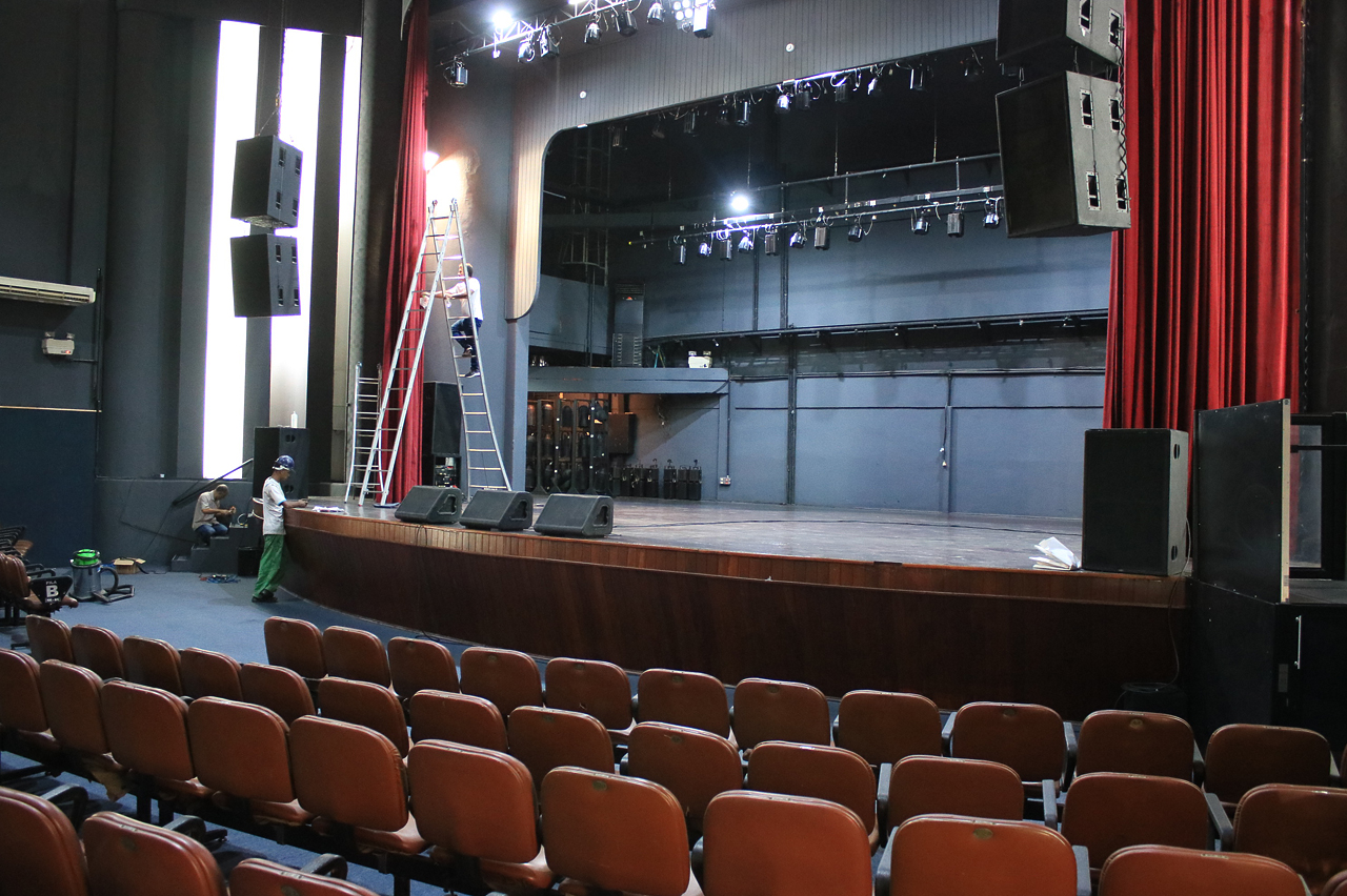 Revitalização do Teatro Vitória já está em fase de acabamento