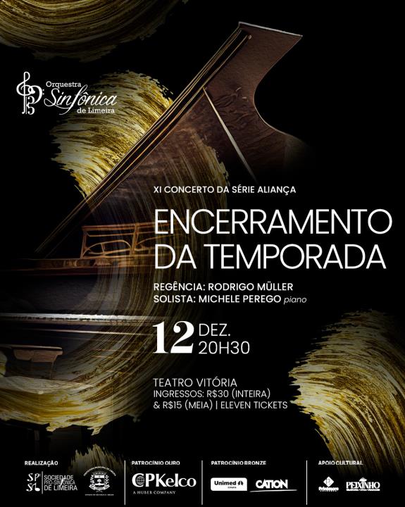 Orquestra Sinfônica realiza concerto de encerramento nesta quinta (12)