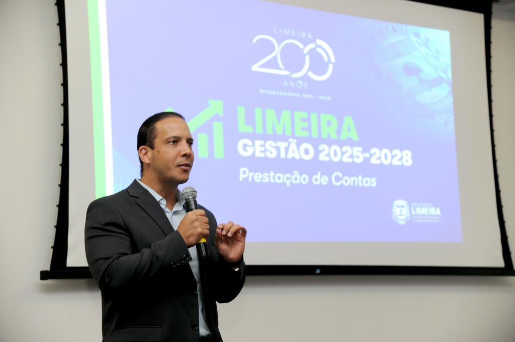 Prestação de contas de 2025 da Prefeitura reúne empresários e lideranças da sociedade em Limeira