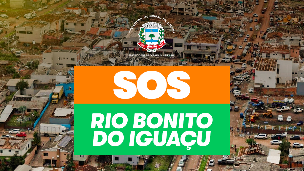 Limeira lança campanha solidária para apoiar vítimas de tornado em Rio Bonito do Iguaçu