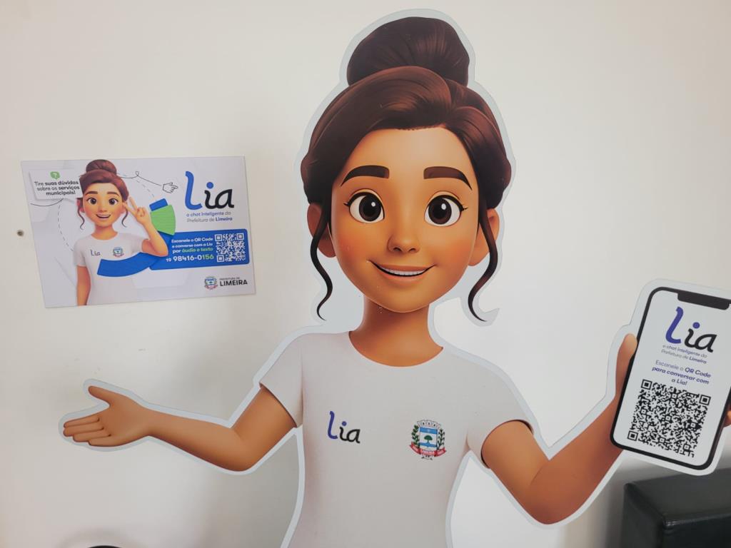 Lia, inteligência artificial de Limeira, ultrapassa 50 mil interações em 2025