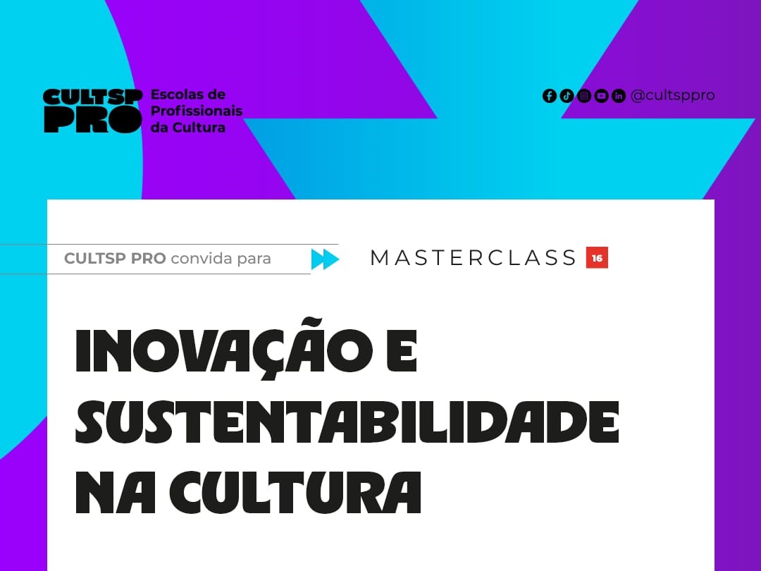 Limeira terá masterclass sobre inovação e sustentabilidade na cultura