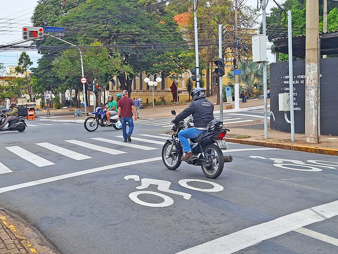 Prefeitura amplia bolsões exclusivos para motociclistas na região central de Limeira