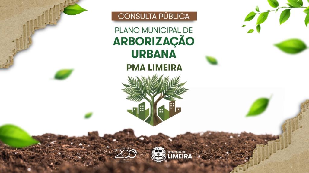 Prefeitura de Limeira abre consulta pública para revisão do Plano Municipal de Arborização Urbana