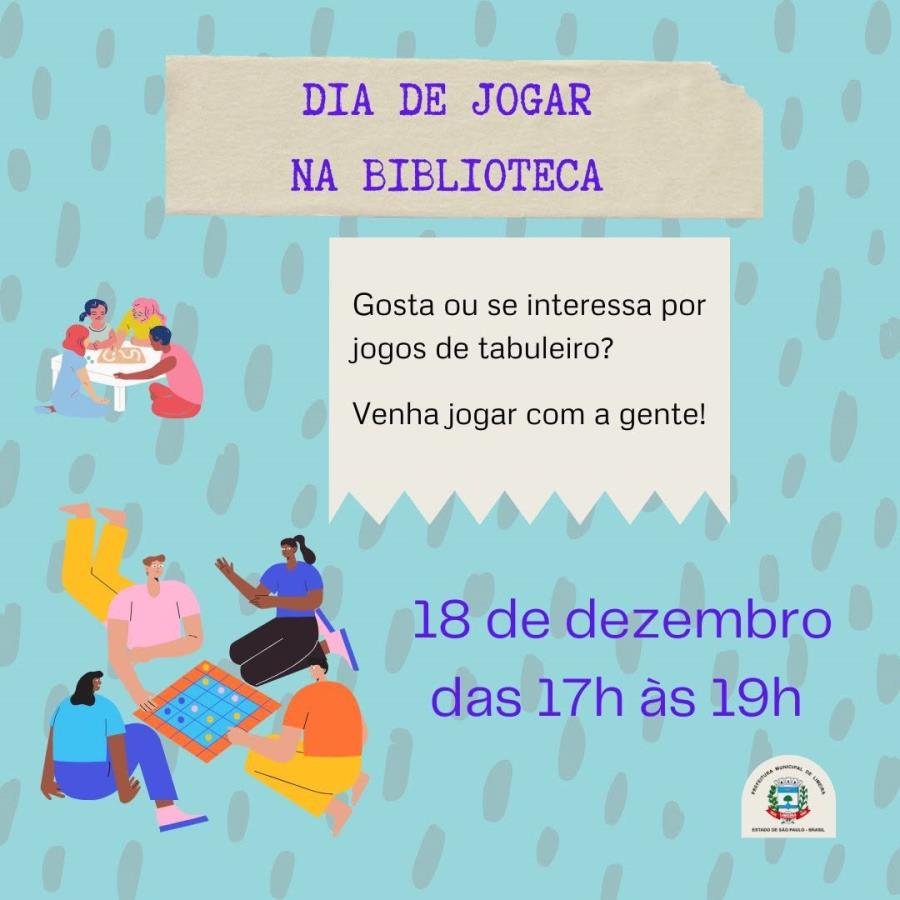 Dia de Jogar acontece nesta quarta (18)