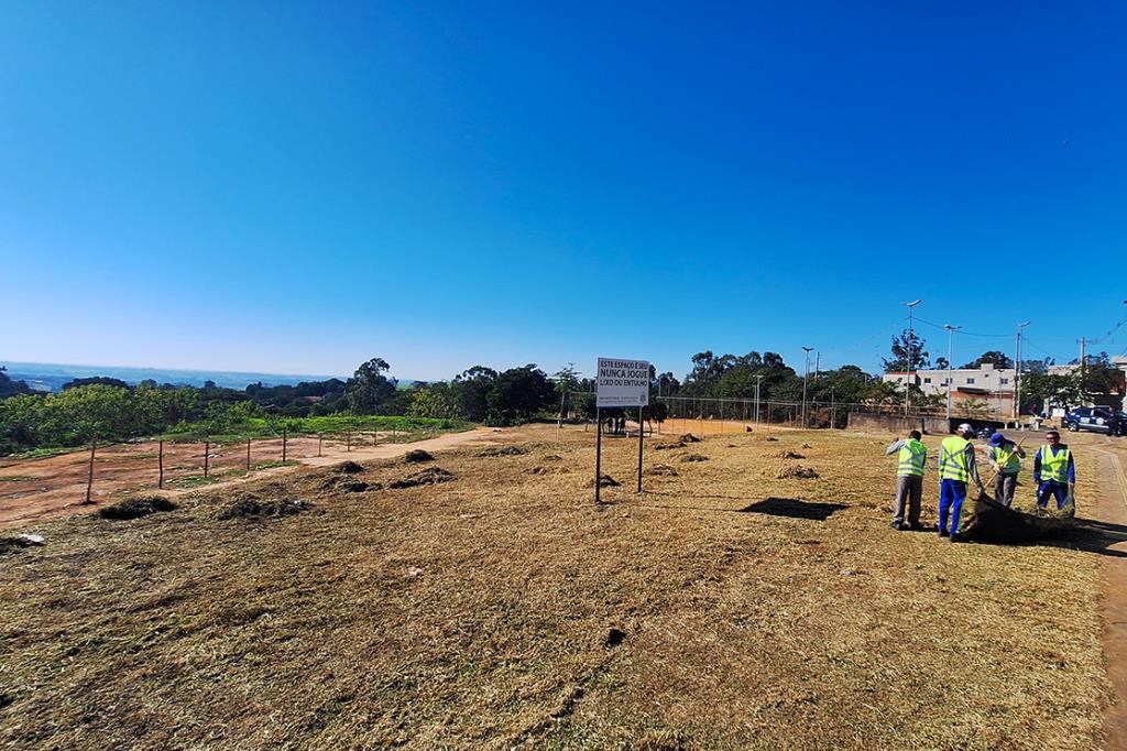 Prefeitura intensifica recuperação de praças e áreas verdes em Limeira