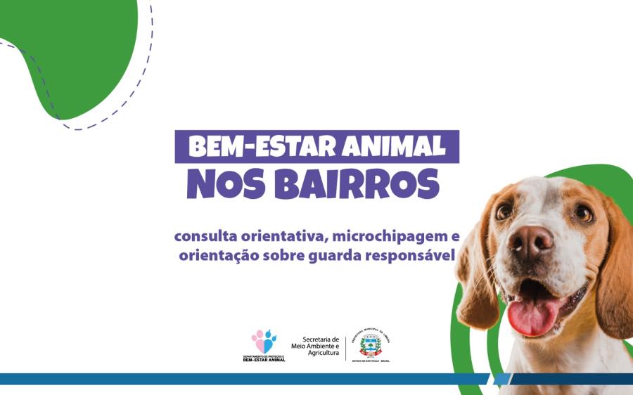 Programa “Bem-Estar Animal nos Bairros” fica no Jd. Aeroporto até sexta