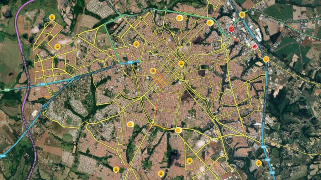 Limeira entra para rede global do Waze e passa a usar dados em tempo real para melhorar o trânsito