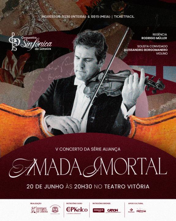 Orquestra Sinfônica apresenta concerto “Amada Imortal” nesta quinta (20)