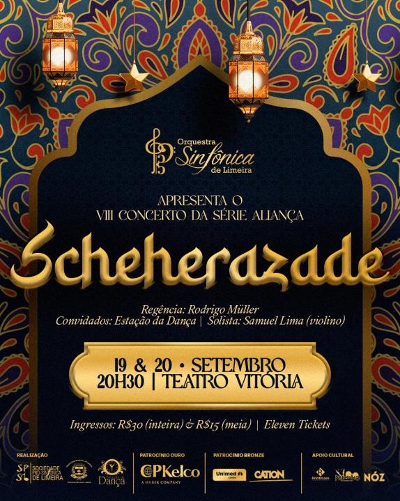 Espetáculo “Scheherazade” junta música e dança no Teatro Vitória