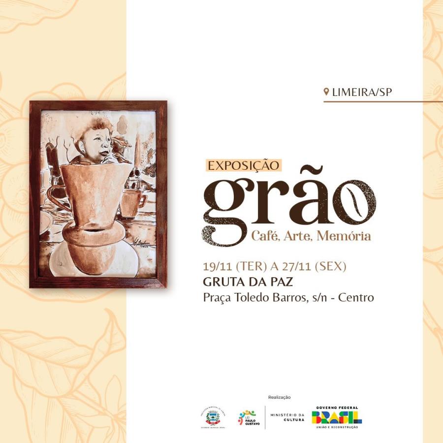 Exposição “Grão” chega na Gruta da Paz