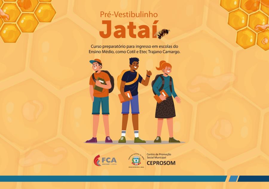 Ceprosom e FCA lançam o Pré-Vestibulinho Jataí; inscrições já estão abertas