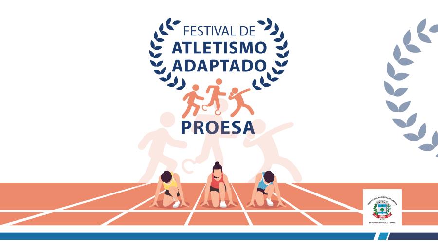 Inscrições para Festival de Atletismo Adaptado seguem até sexta-feira