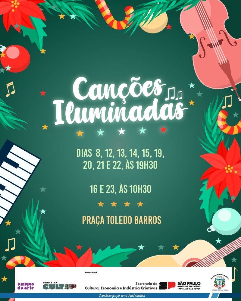 Projeto Canções Iluminadas chega ao fim com apresentação da Companhia de Reis São Lucas