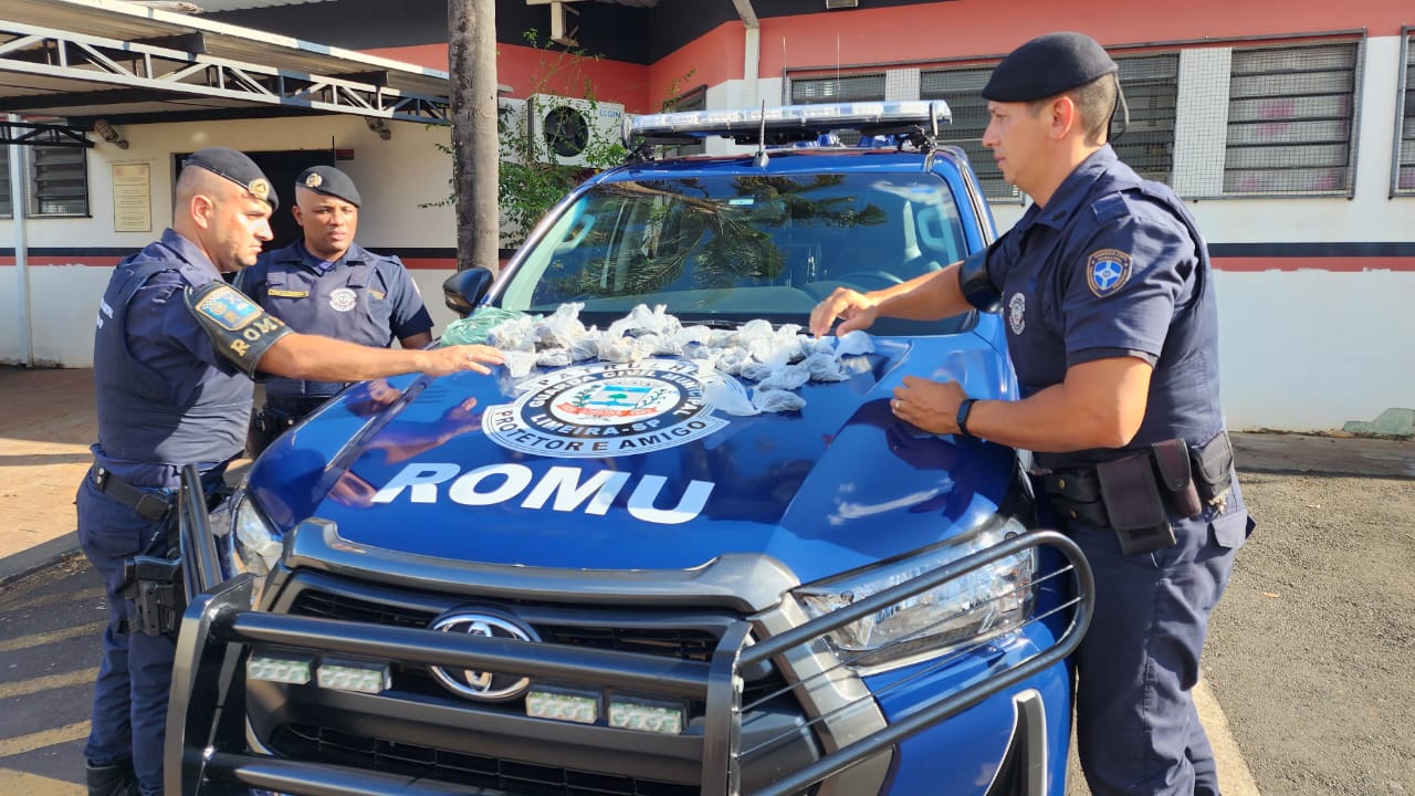 GCM de Limeira apreende 661 pinos de cocaína