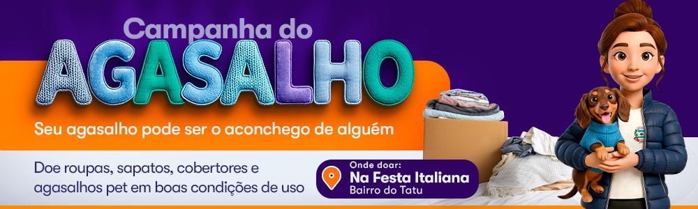 Campanha do Agasalho terá ponto de arrecadação na 16ª Festa Italiana
