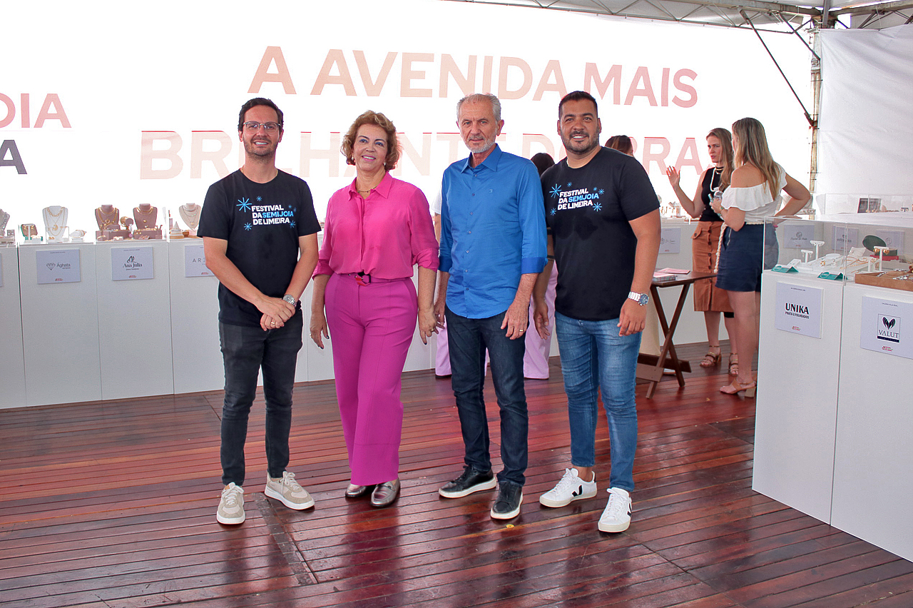 Autoridades prestigiam lançamento do Festival da Semijoia
